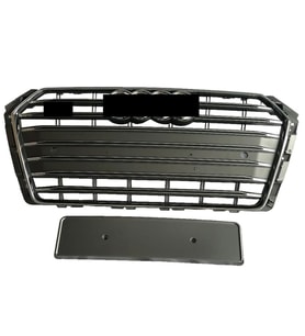 Audi A4 2015+ Uyumlu S Krom/Gri Panjur