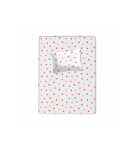 %100 Pamuklu Bebek Lastikli Çarşaf 60x120+20 Bebek Yastık Kılıfı 35x45