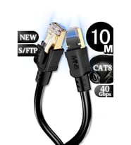 MN6 M110XF Cat8 Kablo/10 METRE/40GBPS-2000MHZ-26 Awg-S/ftp-Cat8 Ethernet Kablosu