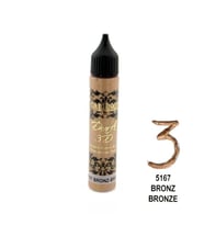 Cadence Dora 3D Boyutlu Boncuk Boya 5167 BRONZ 