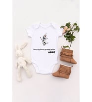Unisex Bebek Gece Rüyalarına Girmeye Geldim Anne Body Zıbın