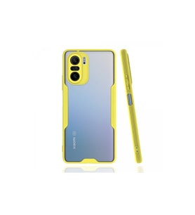 Poco F3 Kılıf Platin Silikon - Sarı