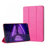 Microsonic Lenovo Tab M10 Plus 3.Nesil 10.6`` Kılıf (TB-125F-TB-128F) Slim Translucent Back Smart Cover Pembe