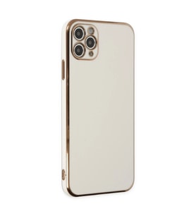 Apple iPhone 11 Pro Max Kılıf Volet Silikon - Beyaz