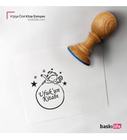 Kişiye Özel Kitap Damgası Kitap Mührü Kaşe Kitap Mühür Özel Damga 349