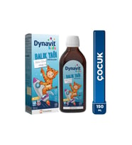 Dynavit Kids Balık Yağı 150 ml - Çocuklar Için 1300MG Balık Yağı, Omega-3, Epa, Dha - Portakal Aromalı
