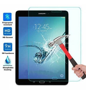 Samsung Galaxy Tab T810-T815 Ekran Koruyucu Kırılmaz Cam 9,7 inç 9H Temperli