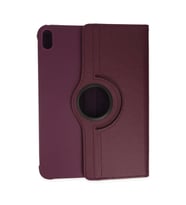 Apple iPad 2025 10.9 10.Nesil (A16) Kılıf 360 Tablet Deri Kılıf - Mürdüm