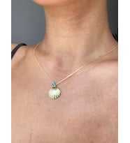 Deniz Kabuğu Kolye 925 Ayar Gümüş