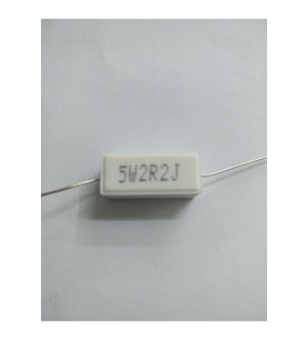5 Watt 2r2 Taş Direnç=adet Olarak Satılır