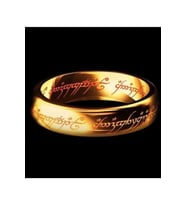 Yüzüklerin Efendisi Filmi Hobbit Sauron,frodo Baggins Elf Gold Yüzük (Gümüş)