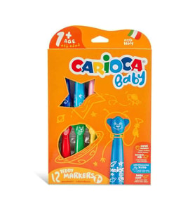 Carioca Keçeli Boya Kalemi Yıkanabilir 12 Renk 42816