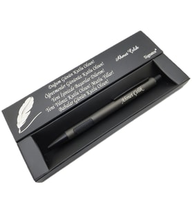 Signator® C420 Mat Füme Tükenmez Kalem  İsme Özel Kalem  Hediyelik Kalem (Karışık)