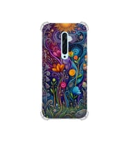 PrintiFy Oppo Reno2z ile Uyumlu Düşlerin Dansı Serisi Rüyalar Ötesi Tasarımlı Uv Baskılı Köşe Korumalı Antişok Kılıf