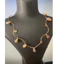 Yaprak Model Kolye (Küpe Hediyeli)