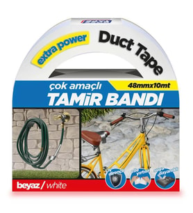 Çok Amaçlı Suya Dayanıklı Tamir Bandı 48mmx10m Beyaz