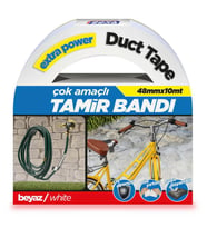 Çok Amaçlı Suya Dayanıklı Tamir Bandı 48mmx10m Beyaz
