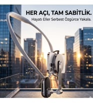 POV Aksiyon Telefon Askısı - Turistler ve İçerik Üreticileri İçin Giyilebilir Kamera Yatağı