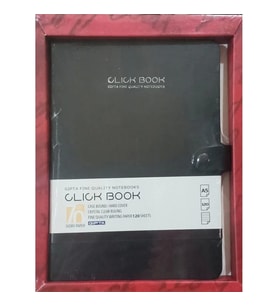 GIPTA CLICK BOOK İPLİK DİKİŞLİ SERT KAPAK DEFTER A5 120YP. ÇİZGİLİ