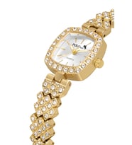 Polo Air Kare Kasa Lüx Taşlı Kadın Kol Saati Gold Renk PL-1585B1x (Altın)