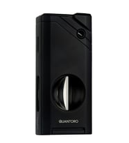 Quantoro Tek Torch Pürmüz V-Cut Siyah Metal Puro Çakmağı - TRZ1120