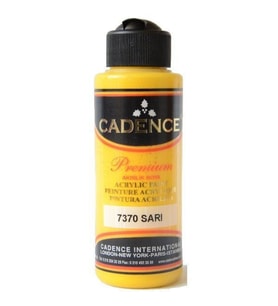 Cadence Premium Akrilik Boya 120 ml. 7370 Sarı 