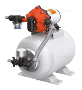 SEAFLO TANKLI HİDROFOR 12 V 18.9 LT. 8.00 LT TANK TEKNE, YAT VE KARAVAN