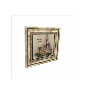 Notre Dame Baskılı Taş Tablo 25X25
