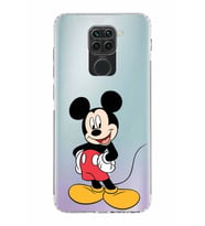 Xiaomi Redmi Note 9  Kamera Korumalı Kapak Mickey Mouse Tasarımlı Şeffaf  Kılıf