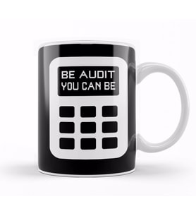 Be Audit You Can Be Funny Accountant CPA Auditor Kupa Bardak Porselen