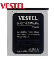 Vestel Venüs V3 5010 Pil Batarya 2250 Mah İthal