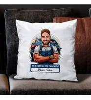 Kişiye Özel Hediye Karikatürlü En Başarılı Oto Tamirci Yastık