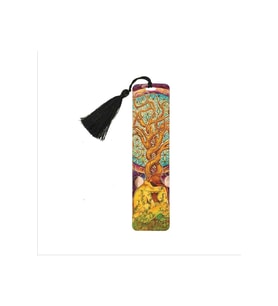 Yaşam Ağacı Baskılı, Püsküllü Kitap Ayracı (hediyelik Bookmark,ayraç-122)