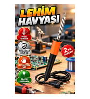 Isı Yalıtımlı Saplı Paslanmaz Çelik Lehimleme Havyası