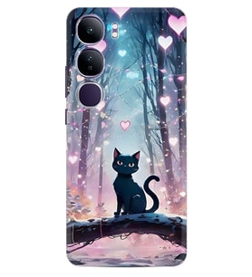Vivo V40 Lite Kılıf Boutique Baskılı Resimli Love Cats Tree Pcode -050