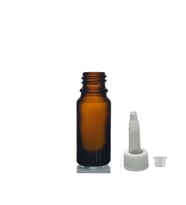 10ml kahverengi cam şişe getamisin kapak, 24 adet, plastik üstten damlalıklı şişe, damlatmalı şişe, damlatıcı şişe