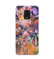 Redmi Note 9 Pro/Note 9S Uyumlu Aesthetic Desenli Şeffaf Telefon Kılıfı