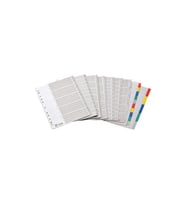 Bafix Seperatör 1-12 Rakamlı Plastik A4