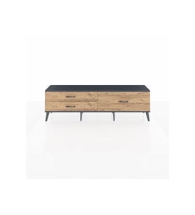 Arges TV Ünitesi 3 Çekmeceli  176x30x51 Aytaşı-Antrasit/Çam