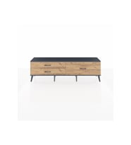 Arges TV Ünitesi 3 Çekmeceli  176x30x51 Aytaşı-Antrasit/Çam