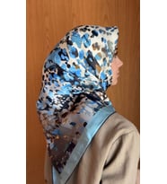 Sura İpek Eşarp -Sonbahar/Kış -8926701 (A. Mavi)