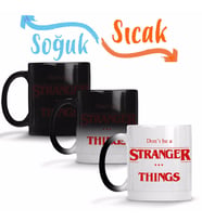 Stranger Things 001 Sihirli Kupa Bardak Porselen
