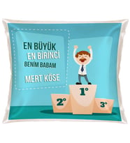 Kişiye Özel Benim Babam Bir Numara Yastık