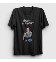 Presmono Unisex Siyah Brendon Panic! at the Disco T-Shirt 72067tt