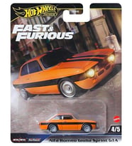Hot Wheels Fast Furious Premium Alfa Romeo Giulia Sprint GTA JBM04