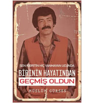 Müslüm Gürses Birinin Hayatından Geçmiş Oldun Retro Ahşap Poster