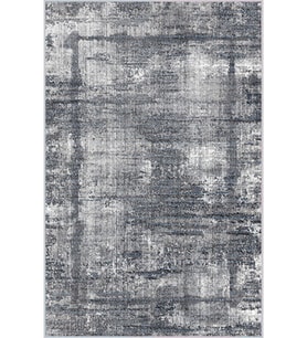 Eliana Home Baskılı, Yıkanabilir Kaymaz Taban Salon Halısı LNA1576-HT581 100x150 cm (Gri)