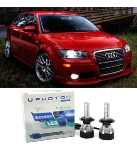 Audi A3 8P Led Xenon Kısa Far Ampulü H7 Access Yeni Seri Beyaz 2004 - 2008
