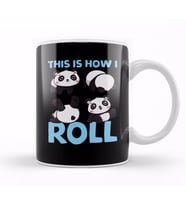 This Is How I Roll Funny Golf Cart Pun Cute Golfer Kupa Bardak Porselen