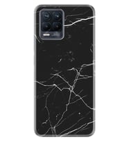 8 8 Pro Kılıf Desenli Silikon Siyah Mermer 1299